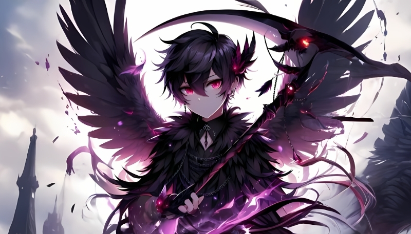 Hình ảnh anime thiên thần và ác quỷ full HD
