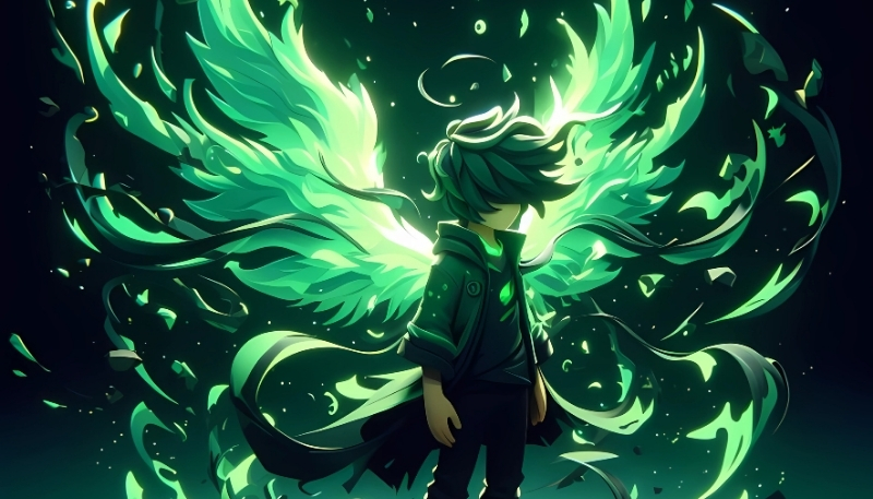 Hình ảnh thiên thần và ác quỷ anime
