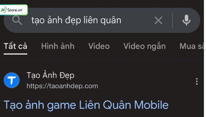 bước 1 truy cập vào web tạo ảnh đẹp