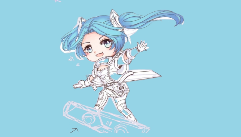 hình ảnh liên quân chibi nữ cute dễ thương