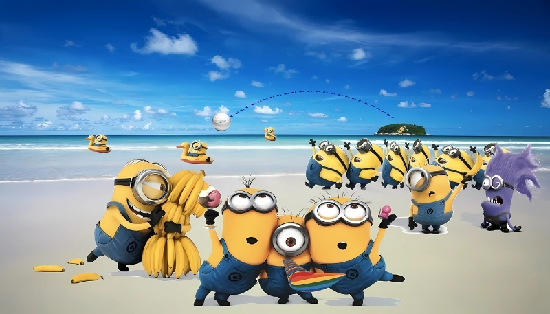 hinh minion kevin cute