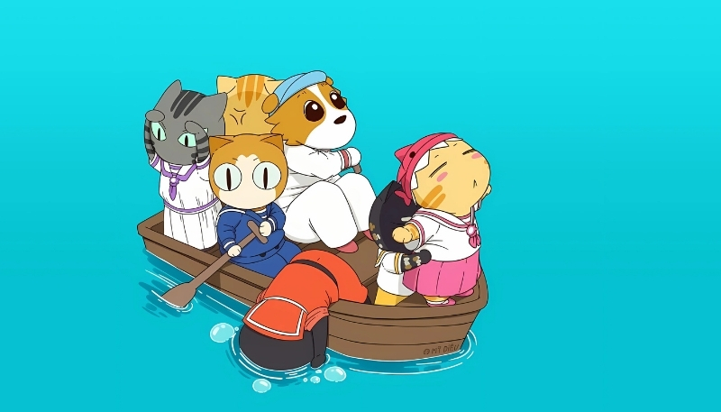 ảnh nền cute mèo lười