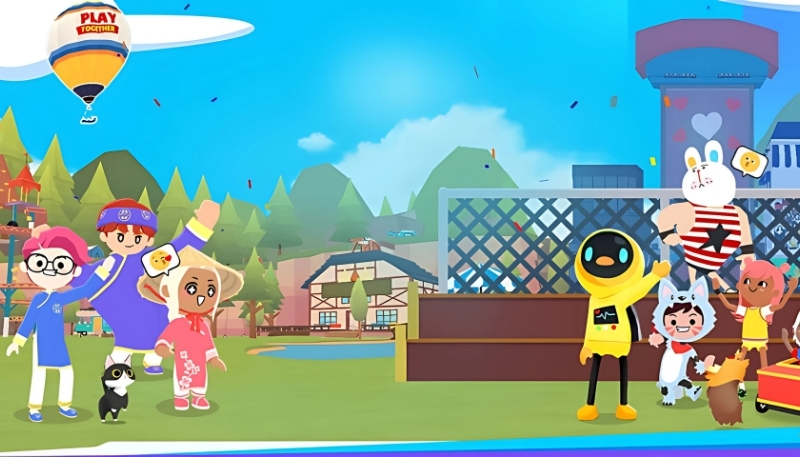 ảnh nền play together bạn bè đáng yêu cute