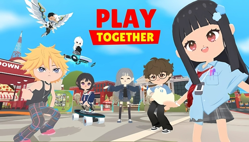 hình ảnh play together bạn bè anime
