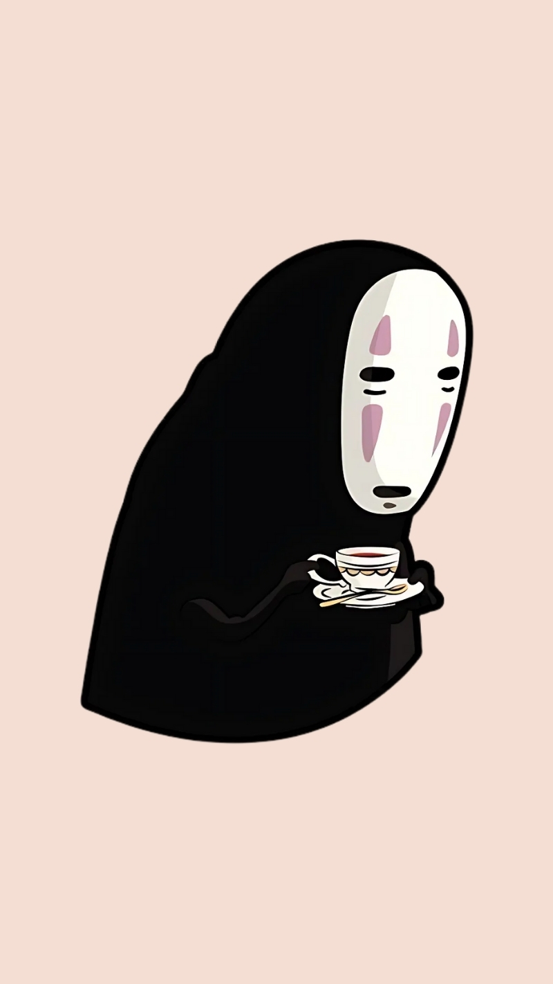 Ảnh nền Vô Diện chibi dễ thương điện thoại