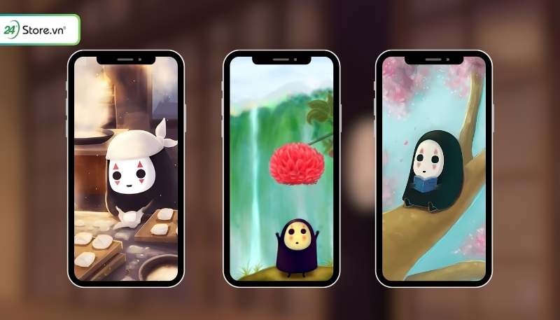 Ảnh Vô Diện chibi đáng yêu điện thoại