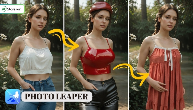 Photo Leaper - App thay đổi quần áo bằng AI