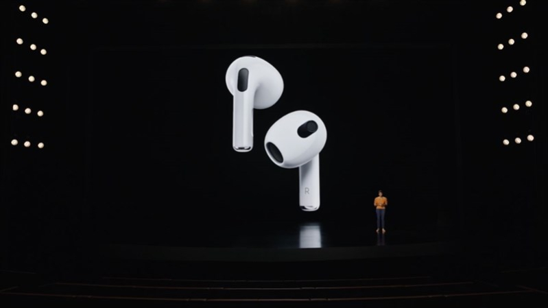 Apple AirPods 3 thiết kế