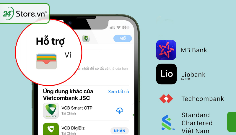 cài đặt Apple Pay