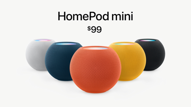 HomePod mini có 3 tuỳ chọn màu mới giá không đổi