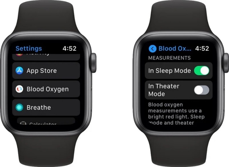 Apple Watch hình 7 Đo nồng độ Oxy trong máu trên Apple Watch Series 6
