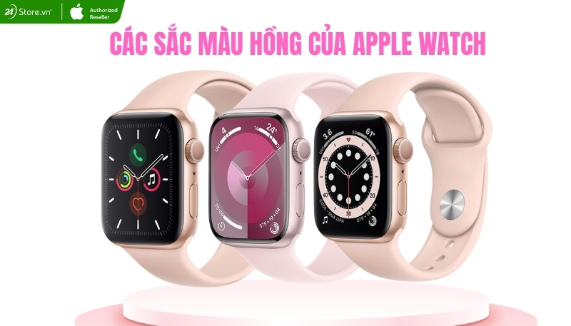 các sắc hồng apple watch