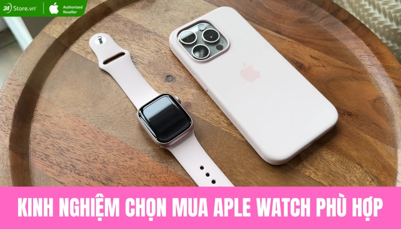 kinh nghiệm mua apple watch màu hồng