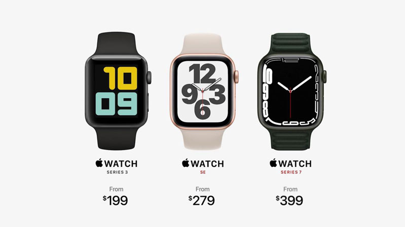 giá Apple Watch Series 7 - 41mm - GPS - mặt nhôm, dây cao su 
