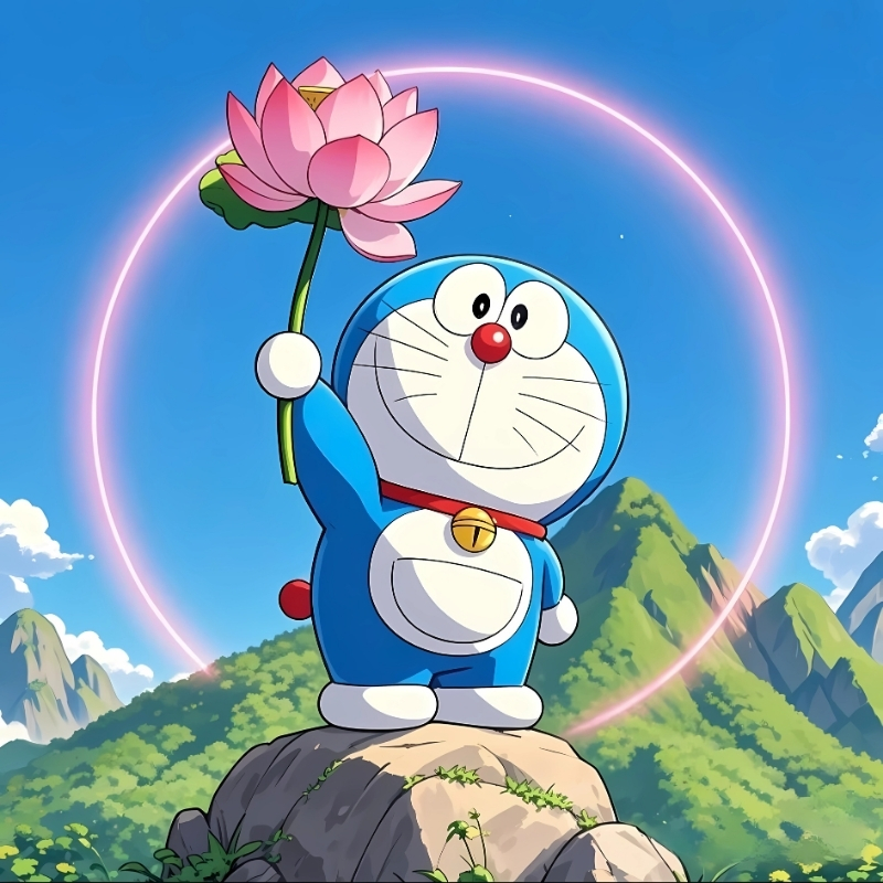 ảnh đại diện facebook doraemon đáng yêu