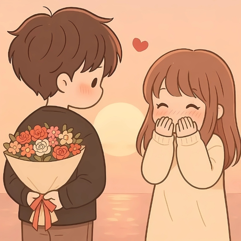 avatar facebook đẹp tình yêu cute