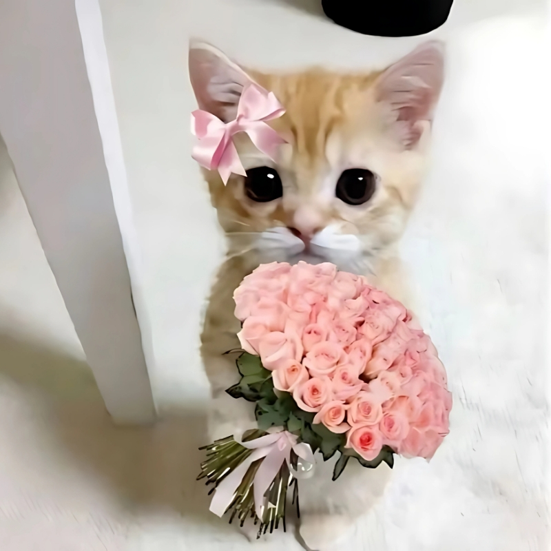 hình đại diện con mèo dễ thương