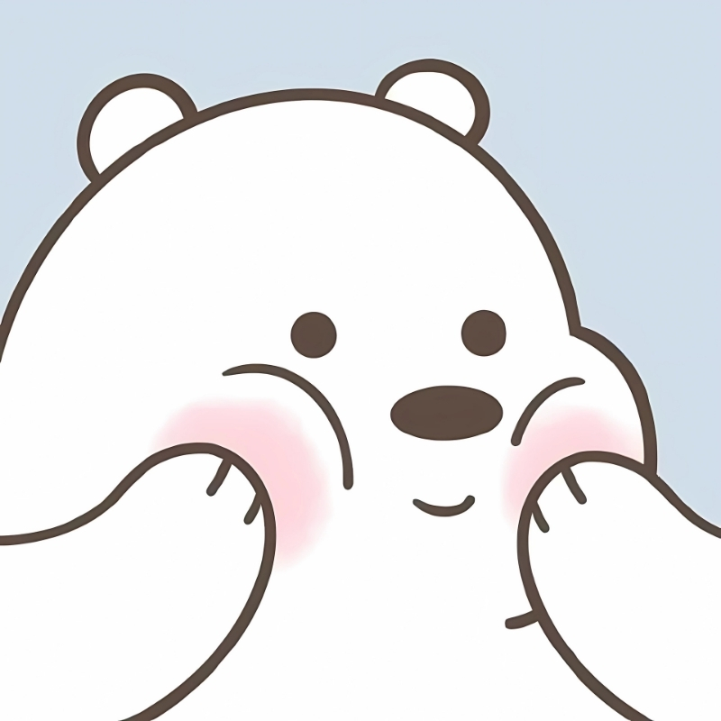 anh đại diện trắng hoạt hình cho facebook