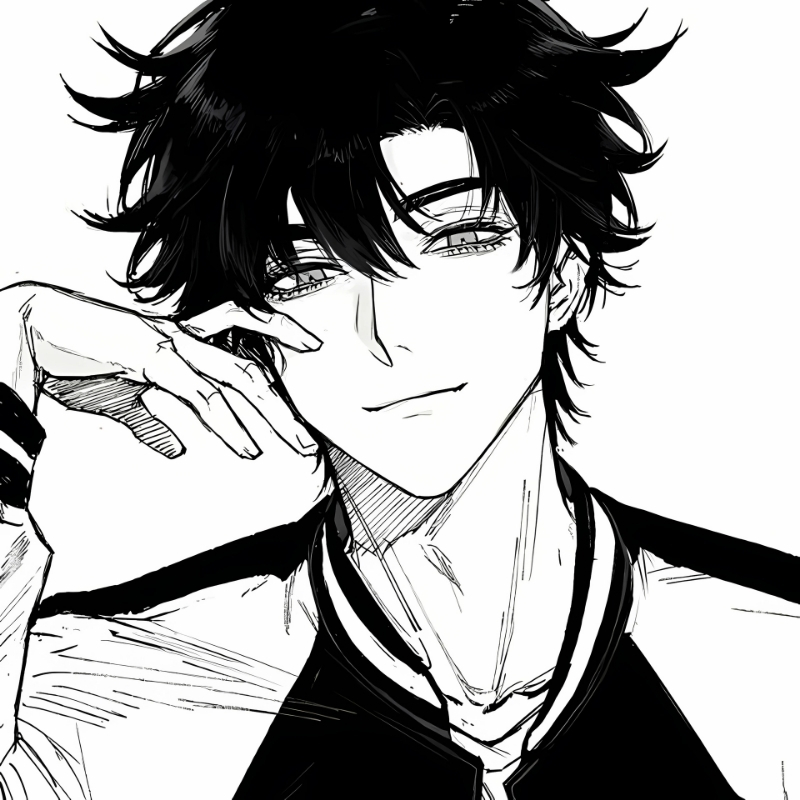 avatar trắng anime cute