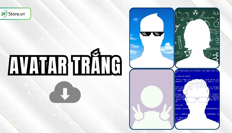 avatar trắng cực nét 4K