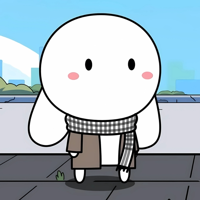 hình ảnh avatar trắng hoạt hình nghệ thuật