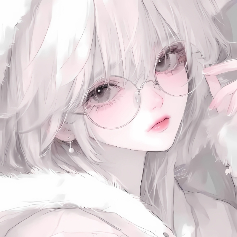 hình đại diện trắng anime