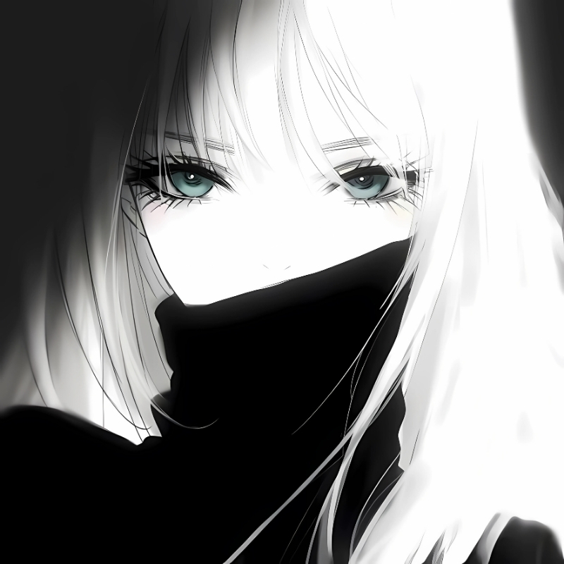 hình nền avatar trắng anime