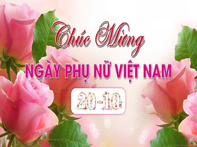 Background 20/10 hoa hồng 5