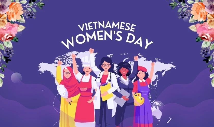 Background 20/10 màu tím 2