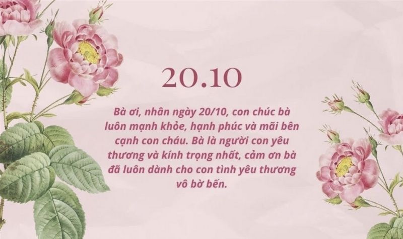 Hình ảnh 20/10 tặng bà 3