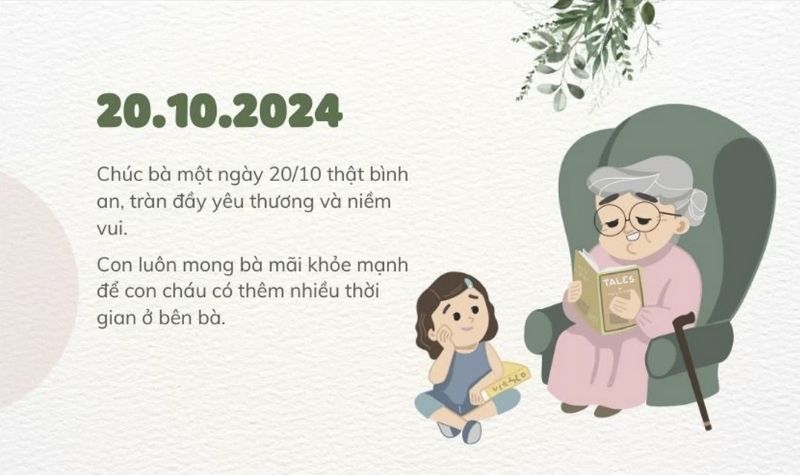 Hình ảnh 20/10 tặng bà 4