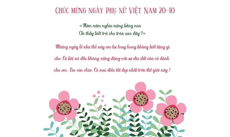 Hình ảnh 20/10 tặng cô 2