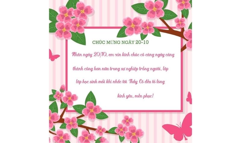 Hình ảnh 20/10 tặng cô 5