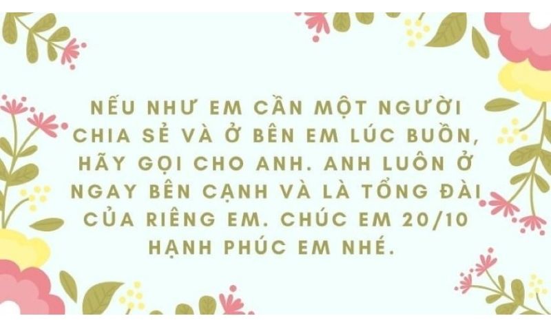 Hình ảnh 20/10 tặng crush 2
