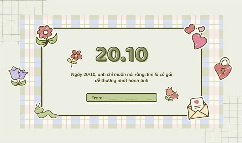 Hình ảnh 20/10 tặng crush 8