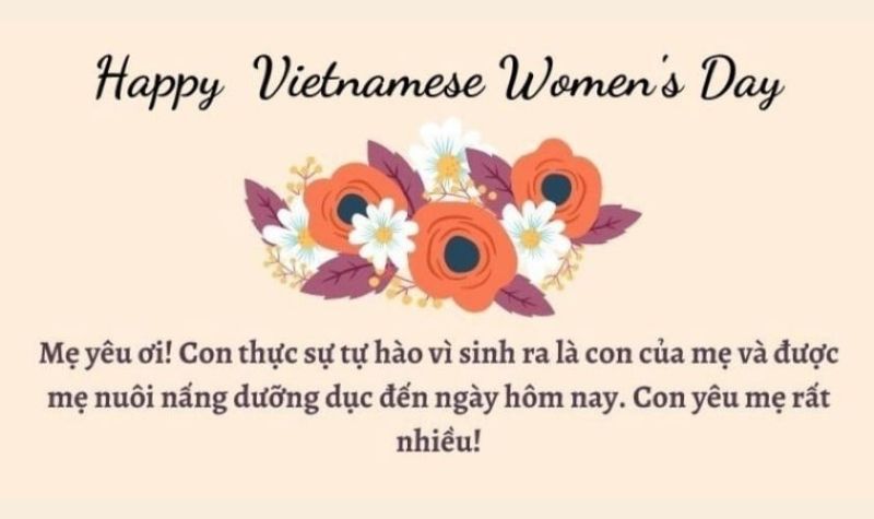Hình ảnh 20/10 tặng mẹ 4
