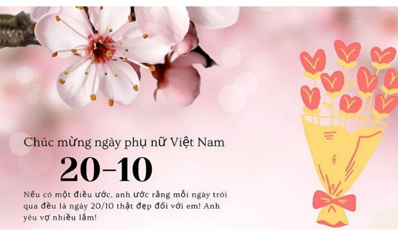 Hình ảnh 20/10 tặng vợ 6
