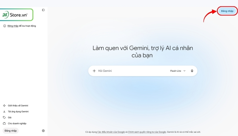 Hướng dẫn đăng ký các gói Gemini