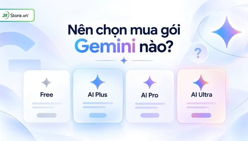 Nên mua gói Gemini nào?
