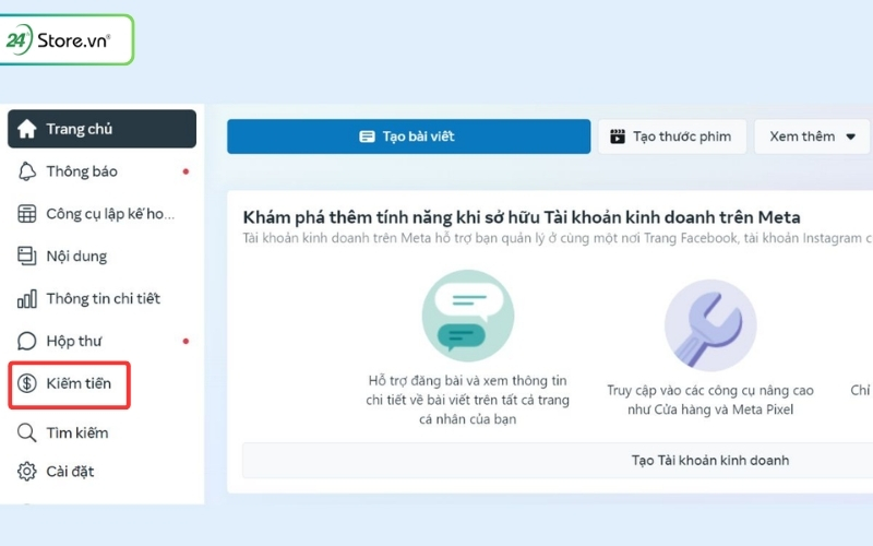 chế độ bật kiếm tiền trên facebook là gì