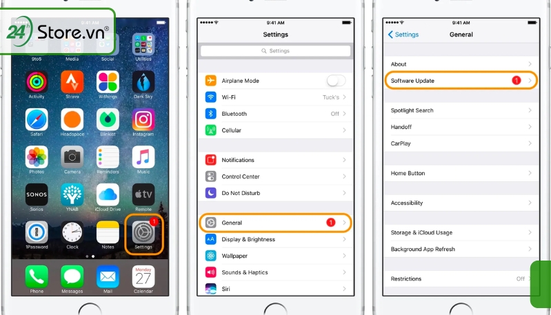 Cách cập nhật iOS 15 cho iPhone 6