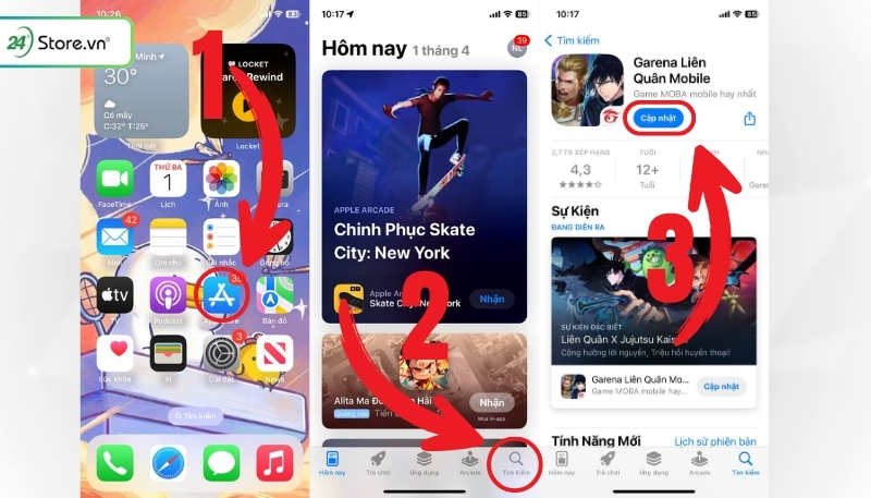 Cách cập nhật Liên Quân phiên bản mùa mới