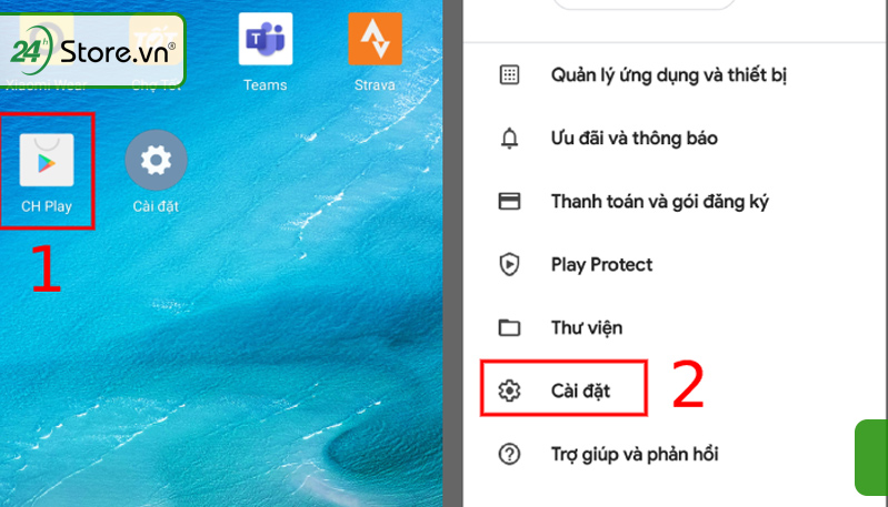 Cách đổi quốc gia trên điện thoại