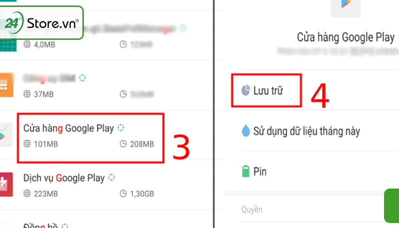 Chuyển vùng Google Play Chuyển vùng Google Play