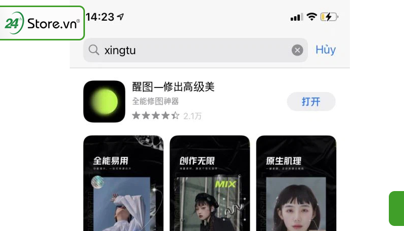 Cách chuyển vùng iPhone sang Trung Quốc tải Xingtu