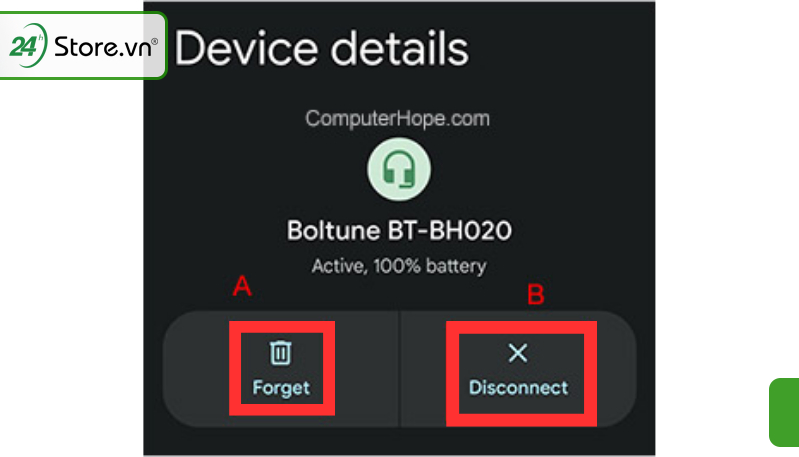 Cách ngắt kết nối điện thoại với loa Bluetooth
