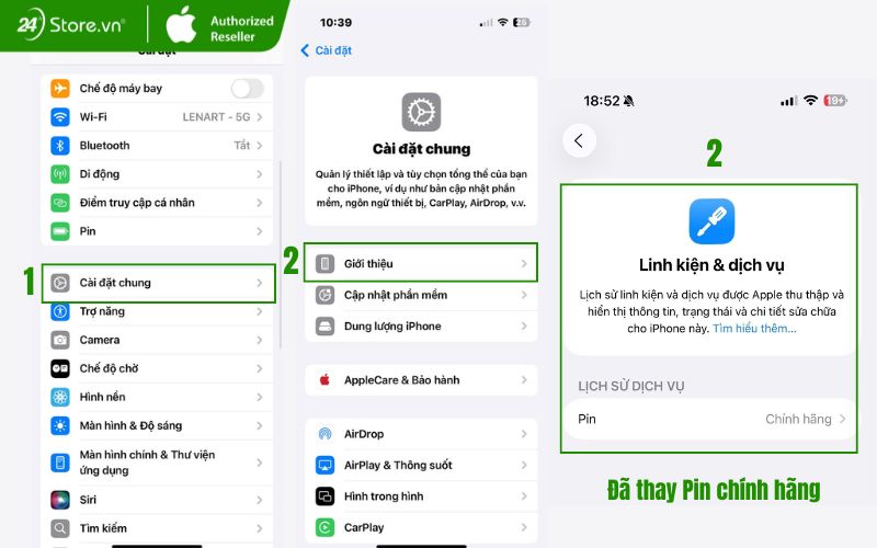 Cách kiểm tra iPhone 12 Pro Max thay pin