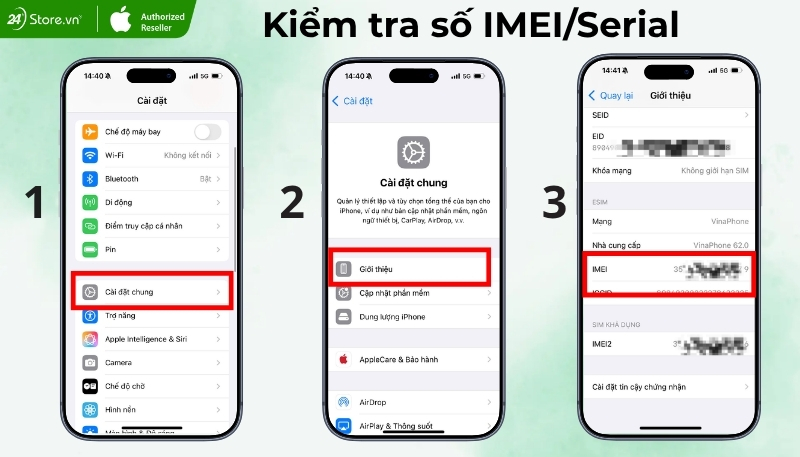 Kiểm tra IMEI 13 Pro Max