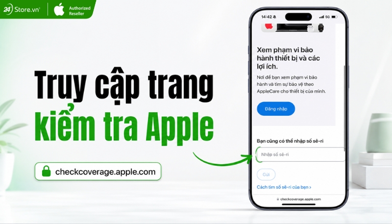 Kiểm tra iPhone 14 Pro Max chính hãng bằng trang Apple