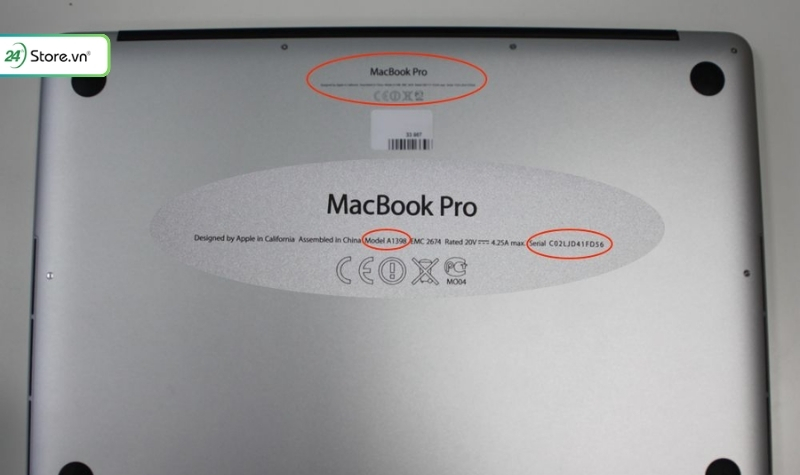 Cách kiểm tra Macbook có bị thay linh kiện hay không